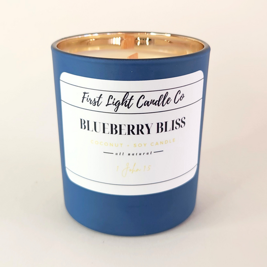Blueberry Bliss - 8 oz Coconut Soy Candle