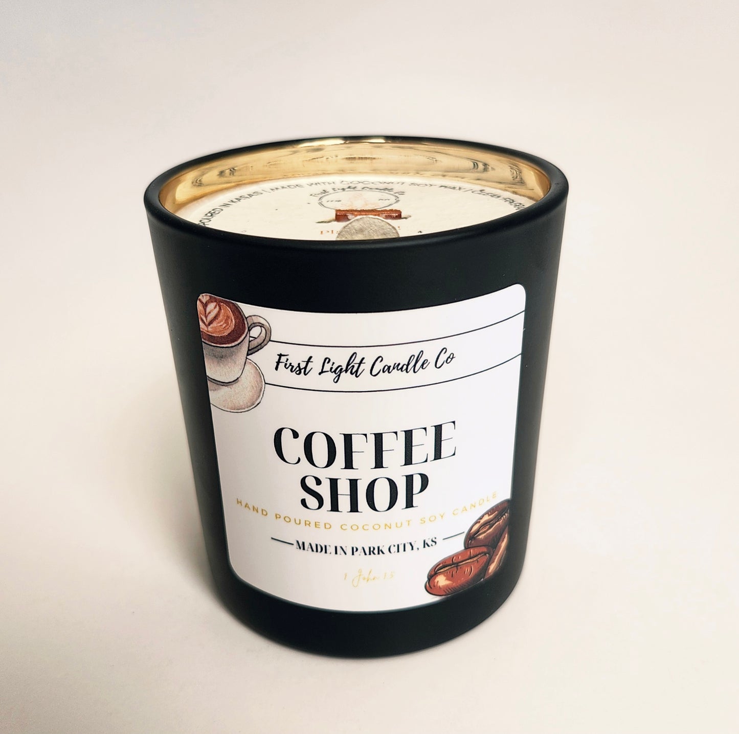 Coffee Shop - 8 oz Coconut Soy Candle
