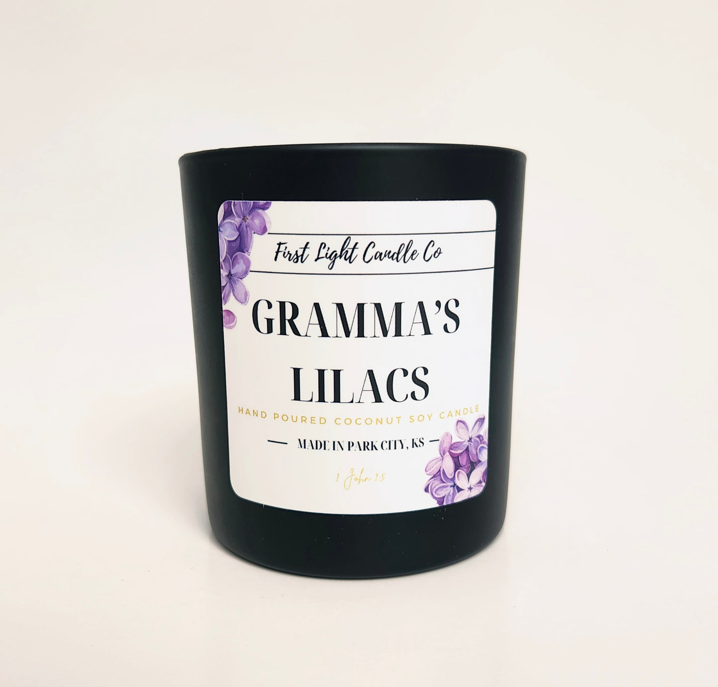 Gramma's Lilacs- 8 ounce Coconut Soy Candle