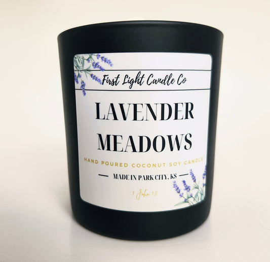 Lavender Meadows - 8 oz Coconut Soy Candle