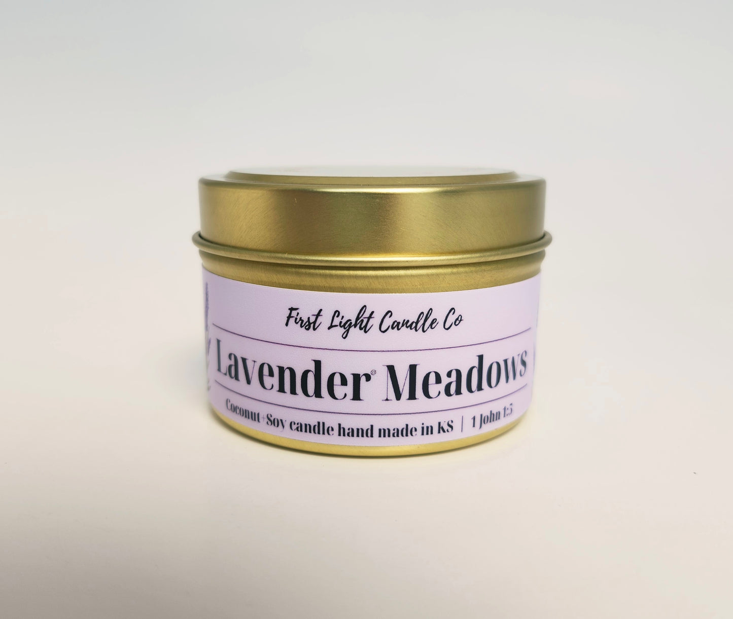 Lavender Meadows- 4 ounce Coconut Soy Candle