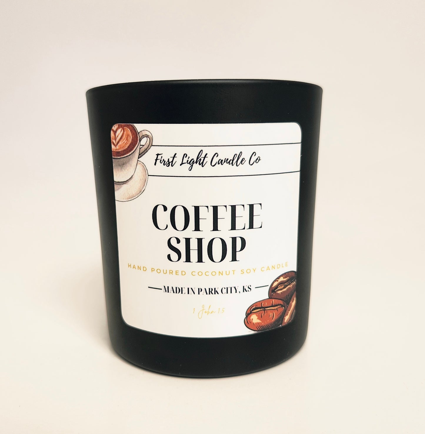 Coffee Shop - 8 oz Coconut Soy Candle