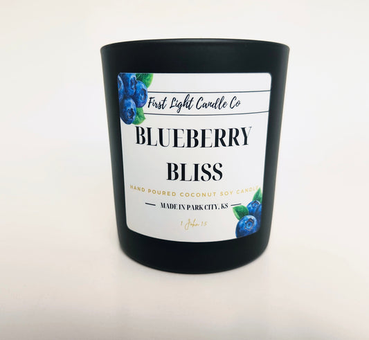Blueberry Bliss - 8 oz Coconut Soy Candle