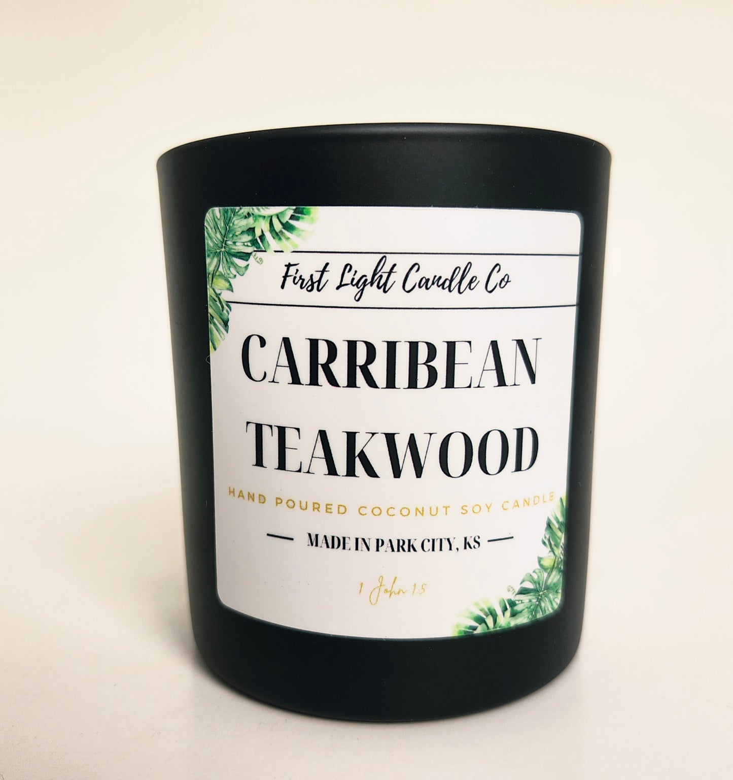 Caribbean Teakwood - 8 oz Coconut Soy Candle